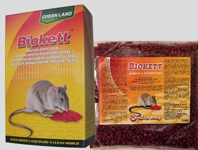 Biokett Pak rodenticid sub forma de boabe de cereale impregnate ( 200gr.) 